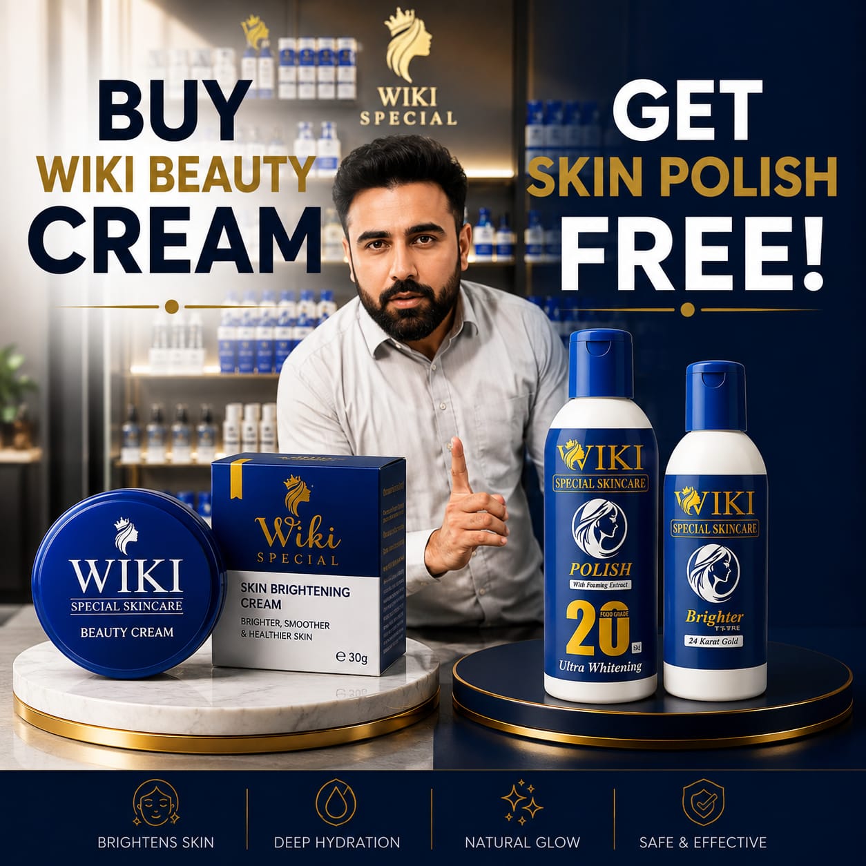 Buy Wiki Cream & Get Skin Polish Free