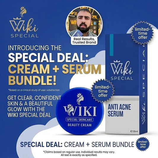 Wiki Special Cream & Acne Serum - Mega Deal